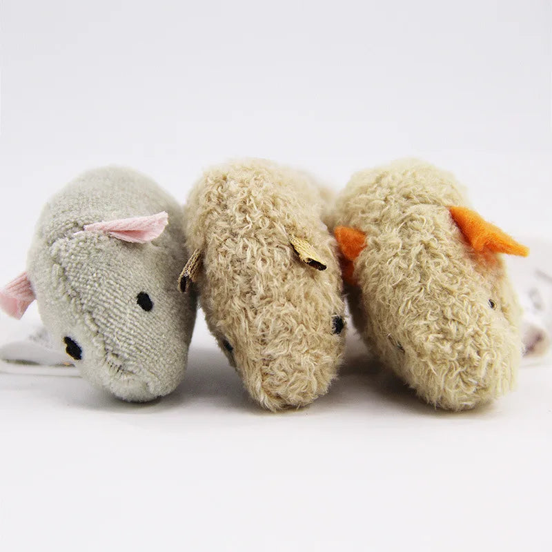 Fun Plush Mouse Cat Toy