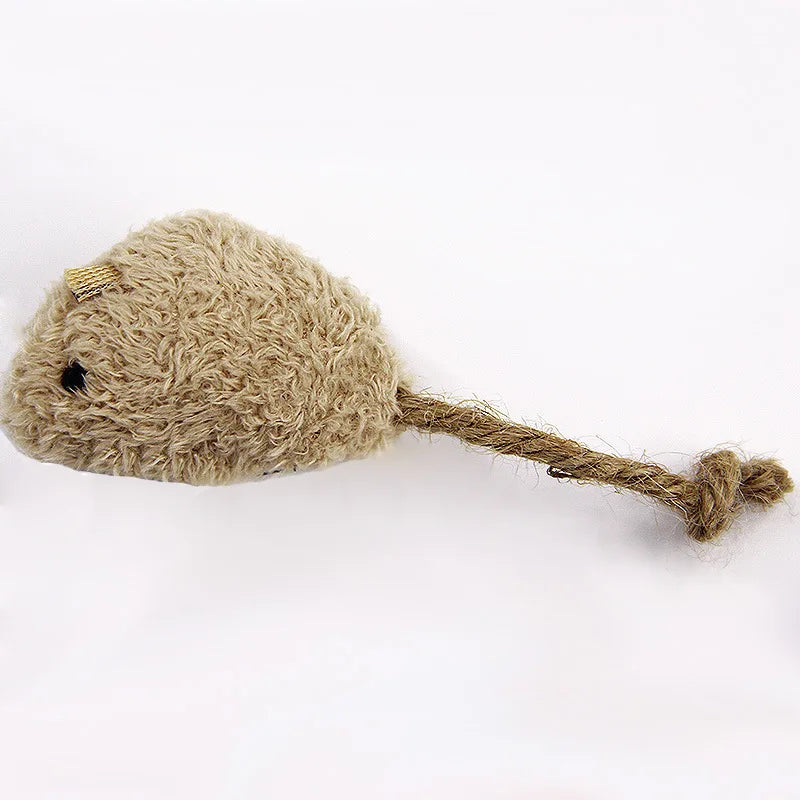 Fun Plush Mouse Cat Toy