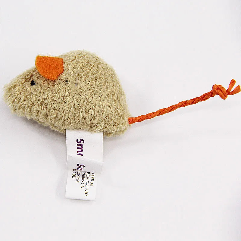 Fun Plush Mouse Cat Toy