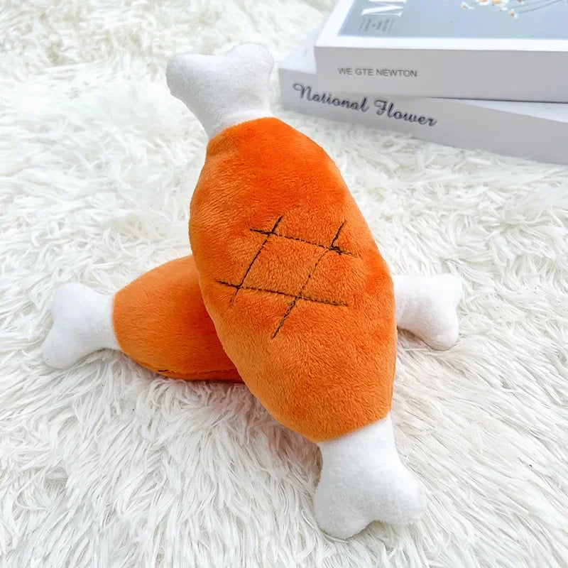 Carrot Squeak Dog Toy Delight